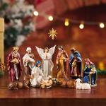13-Piece Christmas Nativity Set for Home Decor
