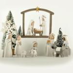 12-Piece Mini Resin Christmas Nativity Set