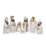 7-Piece Hand-Painted Nativity Figurines Set