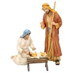 11-Piece Gold Nativity Scene with Wise Men Figures
