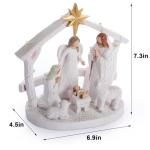 Light-Up Nativity Scene Figurine for Christmas Decor