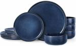 Starry Blue 12-Piece Stoneware Dinnerware Set