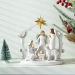 Light-Up Nativity Scene Figurine for Christmas Decor