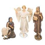 11-Piece Gold Nativity Scene with Wise Men Figures