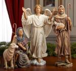 11-Piece Nativity Scene with Gold Details