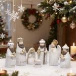7-Piece Hand-Painted Nativity Figurines Set