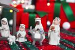 12-Piece Mini Resin Christmas Nativity Set