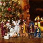 13-Piece Christmas Nativity Set for Home Decor