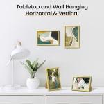 Upsimples Set of 3 Gold 4x6 Picture Frames