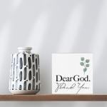 Rustic Farmhouse Wooden Box Sign with Christian Quote