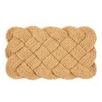 Handwoven Coir Doormat - Knot-ical Design, 18"x30