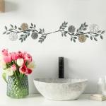 Vintage Leaf Metal Wall Art Set of 2