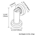 Magnetic Door Stopper - Heavy Duty Metal Holders