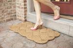 Handwoven Coir Doormat - Knot-ical Design, 18"x30