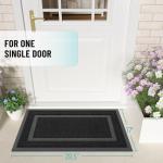 OLANLY Waterproof Indoor Outdoor Doormat, 29.5x17