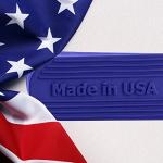 Heavy-Duty Large Rubber Door Stopper - Blue