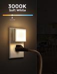 L LOHAS Soft White LED Night Lights 2-Pack