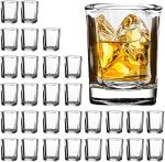 30-Pack Square Shot Glass Set, 2.2 oz