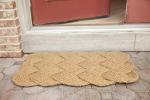 Handwoven Coir Doormat - Knot-ical Design, 18"x30
