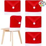 Christmas Chair Covers Set - Red Santa Hat
