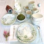 Easter Morning 16-Piece Dinnerware Set for 4