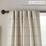 Brighton Plaid Blackout Window Curtain Panel, 52"x84
