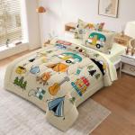 SIRDO 5-Piece Twin Camping Comforter Set