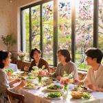 Bird and Floral Window Clings - 9 Reusable Decals