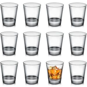 Set of 12 Clear 1.5 oz Shot Glasses