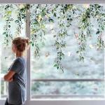 Spring Flower Window Clings - Eucalyptus Floral Decals