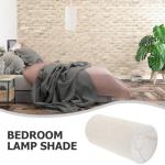 Handmade Beige Drum Lamp Shade for Home Decor