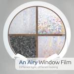 Rainbow Window Privacy Film - 3D Stained Glass Cling