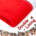 Velvet Santa Claus Chair Covers - Set of 4