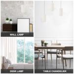 Handmade Beige Drum Lamp Shade for Home Decor