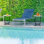 Weysat 14" Hummingbird Mosaic Patio Side Table