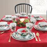 16-Piece Festive Christmas Dinnerware Set for 4