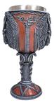 Baphomet Wine Goblet with Serpent Stem