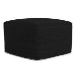 Chantal Square Black Boucle Pouf Ottoman 18