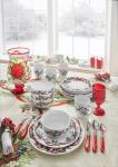 16-Piece Festive Christmas Dinnerware Set for 4