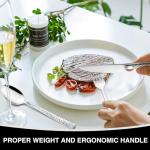 Hammered Silver 40-Piece Flatware Set for 8