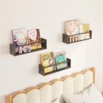 Fixwal Floating Bookshelves Set for Nursery (3 Pack)
