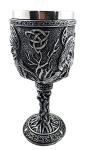 Celestial Triple Goddess Wine Goblet Chalice