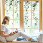 Spring Flower Window Clings - Eucalyptus Floral Decals