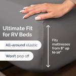 Short Queen 4-Piece Soft Cooling Sheet Set