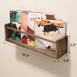 Fixwal Floating Bookshelves Set for Nursery (3 Pack)