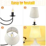 Mini Barrel Clip-On Lampshades - Set of 6
