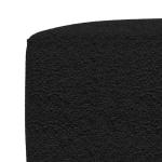 Chantal Square Black Boucle Pouf Ottoman 18