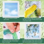 Spring Flower Window Clings - Eucalyptus Floral Decals