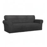 PureFit Super Stretch Sofa Slipcover - Dark Gray