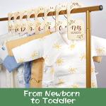 Wooden Baby Closet Dividers - Double-Sided Set of 8